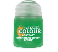 Games Workshop – Peinture Citadel Contrast – Vert Scorpion frappant – 18 ml