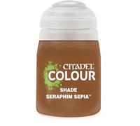 Peinture - Games Workshop - Citadel Shade Seraphim - Beige - Marron - 18 Ml