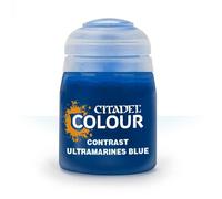 Peinture - GAMES WORKSHOP - Contrast Ultramarines Blue - 18ml - Formule à base d'eau - Bleu
