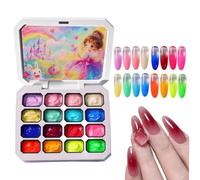 Peinture Gel pour les Ongles Palette de 16 couleurs servant à créer des