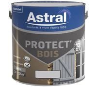 Peinture glycéro bois satin - protect' bois - extérieur - 2.5 L - gris clai