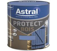 Peinture glycéro bois satin - protect' bois - extérieur - 500 mL - bleu pro