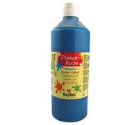 Rayher Peinture Gouache, bleu-roi, 1 bouteille, 500ml, arts créatifs, papier, toile, adultes, enfants-38566376