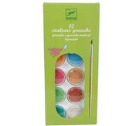 Peinture Gouache Classique Djeco 12 Pastilles G
