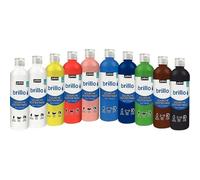 Peinture Gouache enfant Brillo Pebeo - 500 ml - 10 pcs