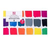 Peinture gouache - Extra fine - 10 couleurs - Tubes de 20ml - Talens