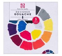 Royal Talens – Peinture gouache extra-fine – 5 couleurs basiques – tubes de 20 ml