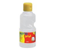 Peinture gouache Giotto Bébé - 250ml Flacon de 250 ml Convient à partir de 2 ans Qualité et fabrication française Blanc