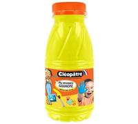 CLEOPATRE Jaune Primaire 250ml première Gouache BABY 2-en-1-Peinture au doigt lavable pour enfant dès 2 ans Flacon