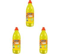 Peinture Gouache Néfertari Baby - Jaune Primaire - Flacon 1 L (Lot De 3)