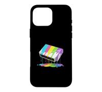 Peinture Goutte à Goutte rétro pour Console de Jeu Art Coque pour iPhone 16 Pro Max
