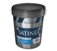 Peinture - GUITTET - SATINEA+ MAT VELOURS - 3L - Mat-Velouté - Résistance à l'Abrasion - Ecolabel