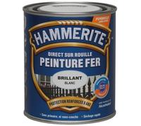 Peinture hammerite fer brillant laqué 0.75 L - rouge basque