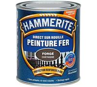 Peinture Hammerite Fer Forgé 0.75 L - Blanc - Julien - Spécifique - Extérieur - Mat