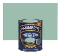 Peinture métal direct sur rouille Hammerite martelé vert jade 0,75L