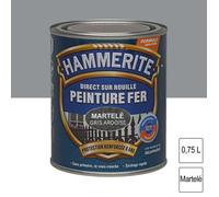 Hammerite fer martelé 0.75l gris ardoise