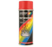 PEINTURE HAUTE TEMPERATURE 300°C ROUGE AEROSOL 400ML MOTIP