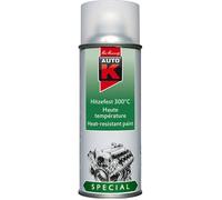 Auto-K Bombe aérosol vernis transparent haute température 300°C 400 ml pour moteur Lot de 2