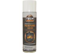 Peinture haute température 600°C noir - aérosol de 500ml KARZHAN - 10090
