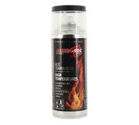 Ambro Sol Peinture haute température V400TEMP.7 Résistance 650°C Noir brillant 400 ml