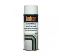 BLANC Hte Température 650 °C (BELTON) (Bombe Peinture 400 ml) - Peinture Auto K resistante Hautes températures entre 300 et 800 degrés C pour applications diverses.