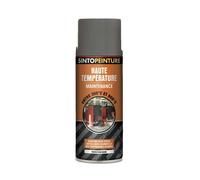 Sinto Peinture haute température 920425 jusqu'à 650°C Noir mat