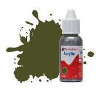 Peinture Humbrol Acrylic Dropper Bottle 14ml 155 Matt Olive Drab - Matt - Humbrol G