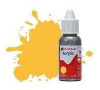 Peinture Humbrol Acrylic Dropper Bottle 14ml 24 Trainer Yellow - Matt - Humbrol
