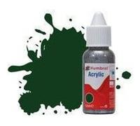 Peinture Humbrol Acrylic Dropper Bottle 14ml 3 Brunswick Green Gloss - Humbrol Green G