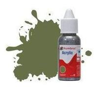 Peinture Humbrol Acrylic Dropper Bottle 14ml .80 Grass Green Matt - Humbrol G