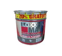 LOXXO Peinture Mat Monocouche Blanc 12 L