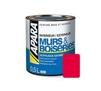 Peinture intérieure couleur, acrylique satinée 0.5 litre Framboise