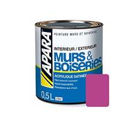 Peinture intérieure couleur, acrylique satinée 0.5 litre Pourpre