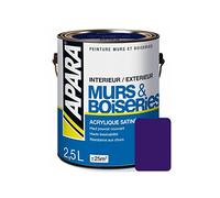Peinture intérieure couleur, acrylique satinée 2.5 litres Nuit
