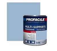 PROFACILE Peinture intérieure multi-supports, satin, murs, plafonds, boiseries, radiateurs, sans odeur, plusieurs teintes 0.5 litre