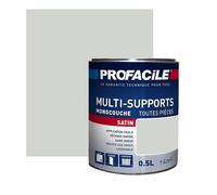 PROFACILE Peinture intérieure multi-supports, satin, murs, plafonds, boiseries, radiateurs, sans odeur, plusieurs teintes 0.5 litre