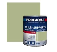 PROFACILE Peinture intérieure multi-supports, satin, murs, plafonds, boiseries, radiateurs, sans odeur, plusieurs teintes 0.5 litre