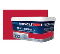Peinture intérieure multi-supports, PROFACILE 2.5 litres Rouge Garance