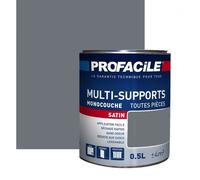 Peinture intérieure multi-supports, satin, murs, plafonds, boiseries, radiateurs, sans odeur 0.5 litre Anthracite