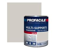 Peinture intérieure multi-supports, satin, murs, plafonds, boiseries, radiateurs, sans odeur 0.5 litre Lin