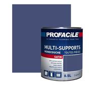 Peinture intérieure multi-supports, satin, murs, plafonds, boiseries, radiateurs, sans odeur 0.5 litre Nuit