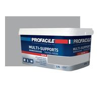 Peinture intérieure multi-supports, satin, murs, plafonds, boiseries, radiateurs, sans odeur 2.5 litres Gris clair