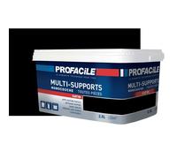 Peinture intérieure multi-supports, satin, murs, plafonds, boiseries, radiateurs, sans odeur 2.5 litres Noir