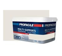 Peinture intérieure multi-supports, satin, murs, plafonds, boiseries, radiateurs, sans odeur 2.5 litres Talc