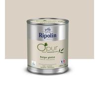 Peinture intérieure multisupport Ripolin O'pur beige glaise satin velouté 2L