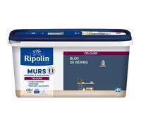 Ripolin Peinture intérieure multi-supports Monocouche Velours Bleu de Bering 2,5L