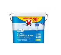 Peinture intérieure - V33 - Monocouche - Blanc - Satiné - Cuisine & Bain 6 L