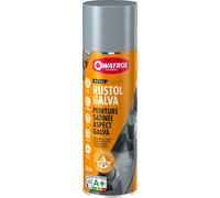 Peinture isolante antirouille de finition aspect Galva aérosol 300ML RUSTOL