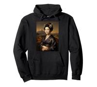 Peinture Japonaise Mona Lisa célèbre Art Parodie Renaissance Sweat à Capuche