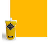 Peinture jaune Soleil Acrylique Akhenaton - Aspect Velours - Peinture Mur, Plafond & Boiserie - Lessivable - Séchage En 30 min - COV A+ - Fabriquée En France - 750 ml - BARBOUILLE
